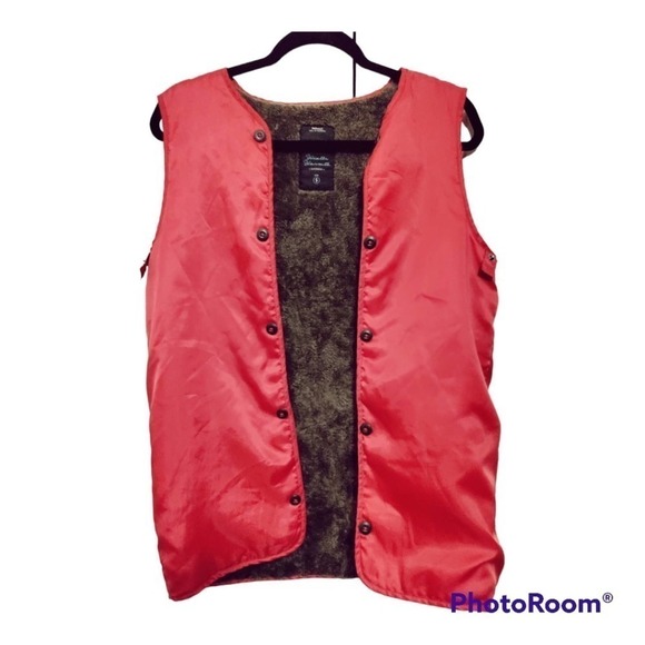 Gap winter coat women's size small military green removable inside vest lining - Picture 10 of 11